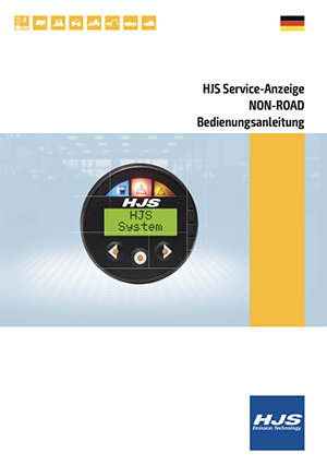 Bedienungsanleitung HJS Service-Anzeige Non Road